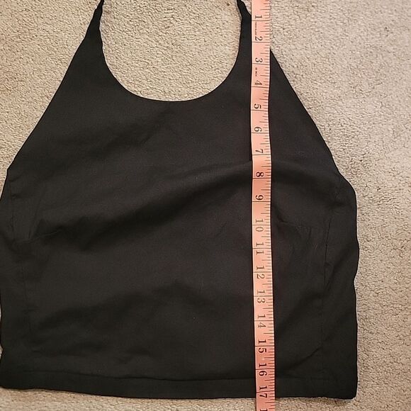 Athleta Black Halter Camisole Sz Med - Picture 3 of 7